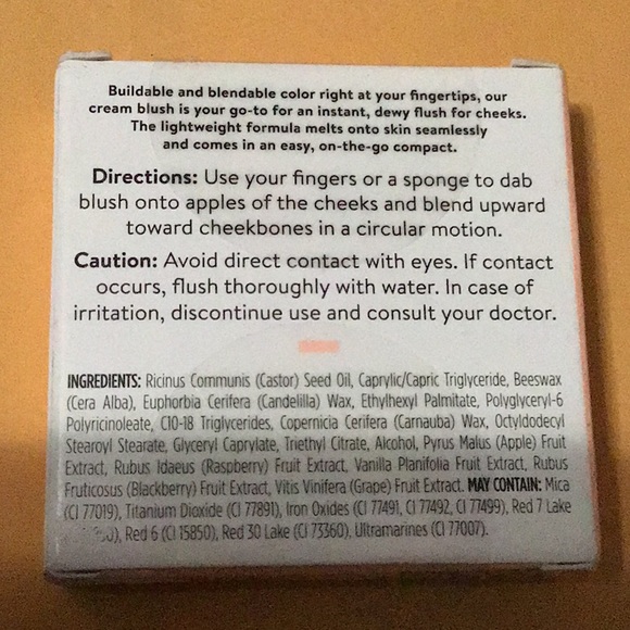 Honest Beauty Creme Cheek Blush Sheer Buildable Cream Color in *PLUM BERRY* - Picture 3 of 3